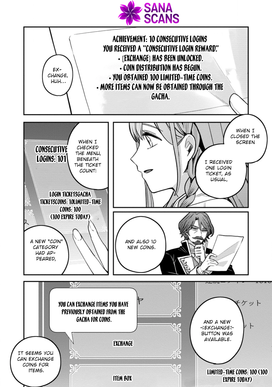 The Abandoned Lady with the ‘Login Bonus’ Skill. Chapter 6 Page 20